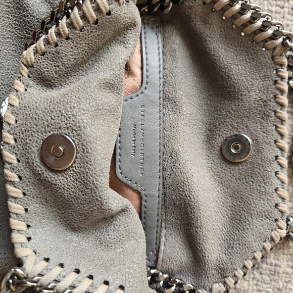 Stella McCartney Falabella Tiny – Gray with Silver Hardware - Picture 3 of 8